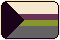 Demisexual and demiromantic flag
