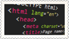black html stamp