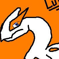 A lugia with orange highlights instead of blue