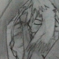 A character sleeping