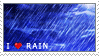 "i heart rain" stamp