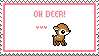"oh deer" stamp