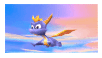 stamp of classic spyro flying
